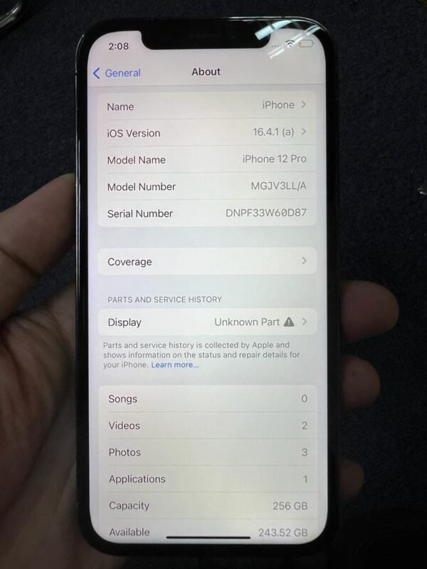 Used iPhone 12 Pro 256GB - MAJOR ISSUES - 图片 2